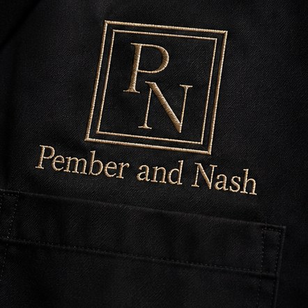 Branded chef coats with logo
