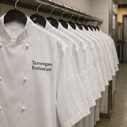 Customized chef coats for restaurants and bistros
