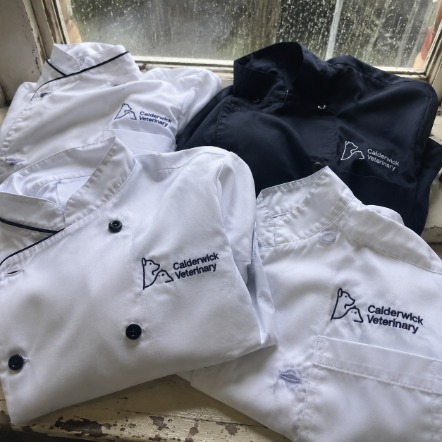 Promotional custom chef coats with company logo